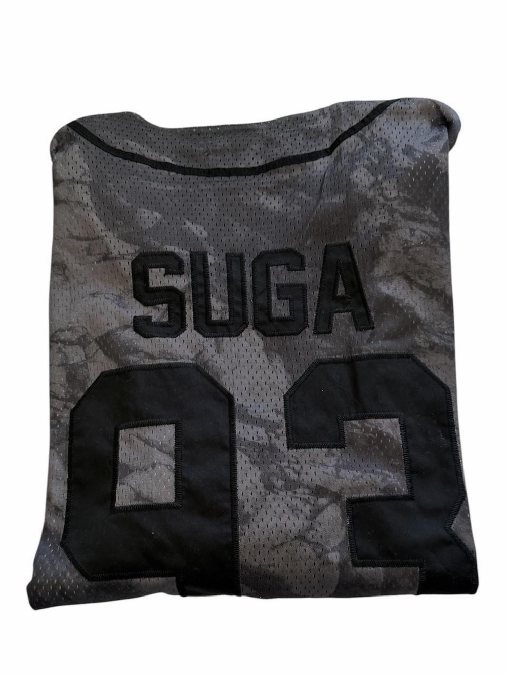 BTS Suga Arirang Official Tour Merch Gray Mesh Baseball Jersey 93